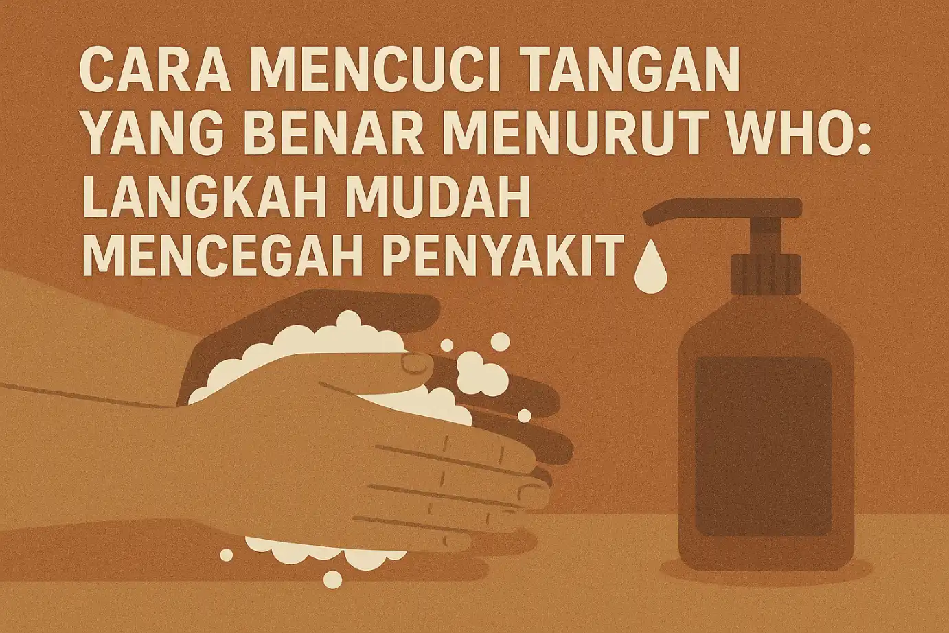 cara cuci tangan yang benar